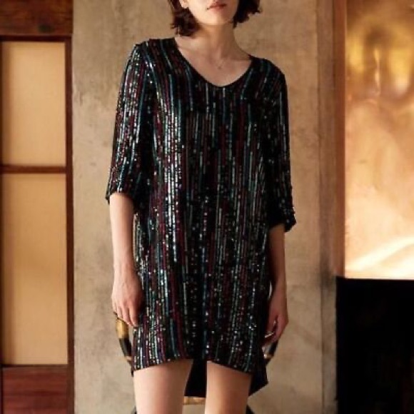 NWT Velvet by graham & Spencer ELISA sequin dress XL